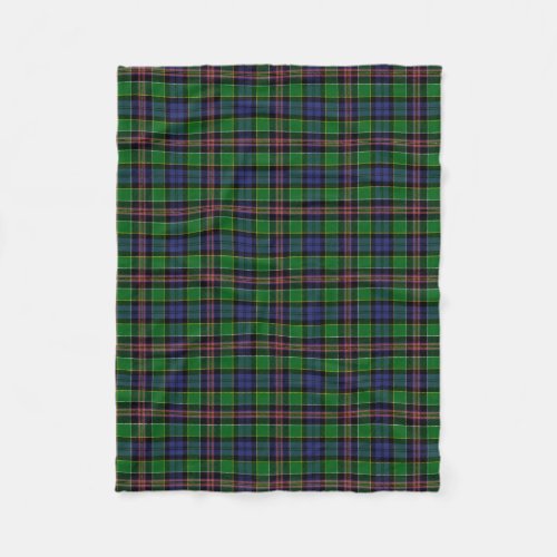 Scottish Clan Allison Tartan Plaid Fleece Blanket