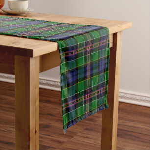 Scottish Clan Allison Tartan Plaid Long Table Runner