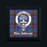 Scottish Clan Anderson Crest & Tartan Jewelry Box<br><div class="desc">Show your Scottish pride with this great design for Clan Anderson that features both tartan and crest badge.</div>