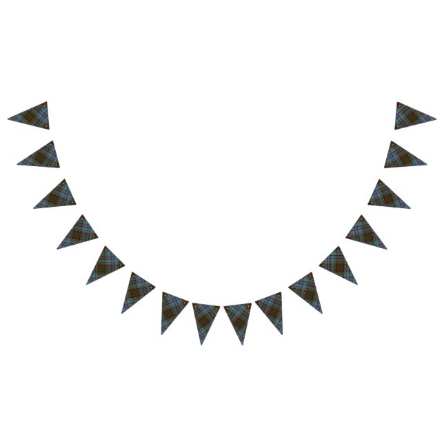 Scottish Clan Anderson Tartan Bunting Flags (All)