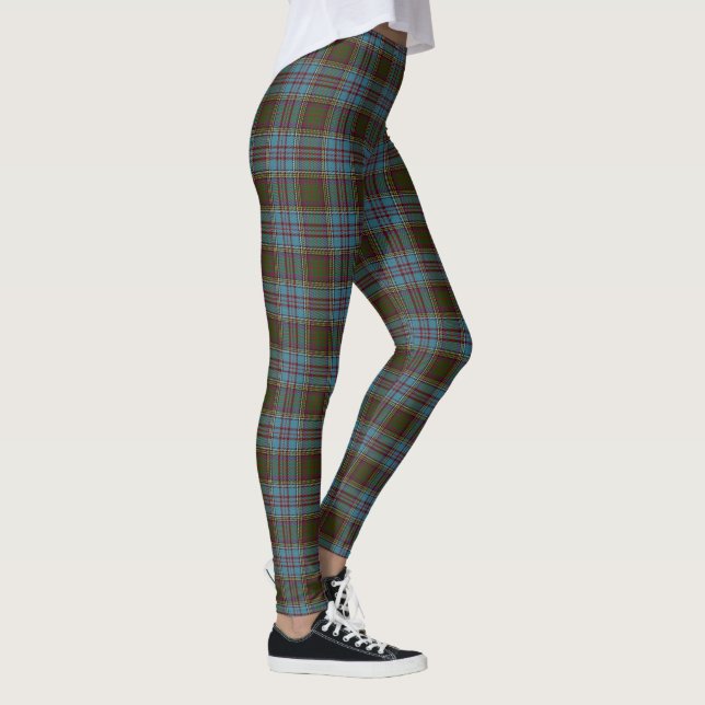Scottish Clan Anderson Tartan Leggings (Right)