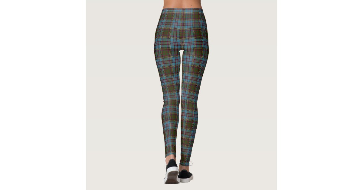 Scottish Clan Anderson Tartan Leggings | Zazzle