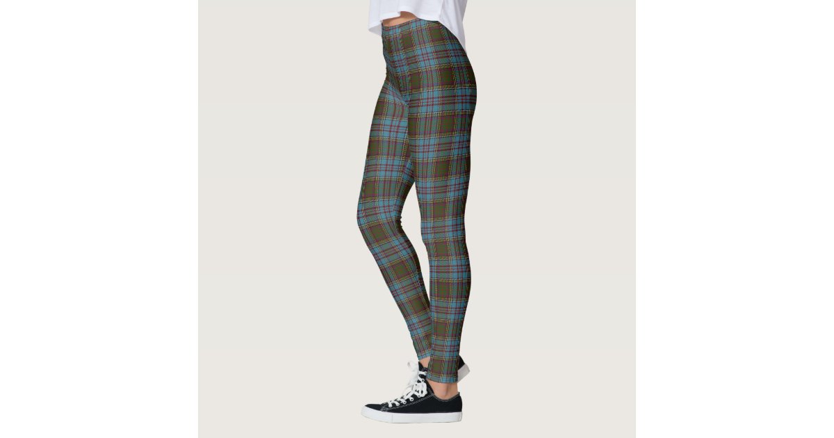 Scottish Clan Anderson Tartan Leggings | Zazzle