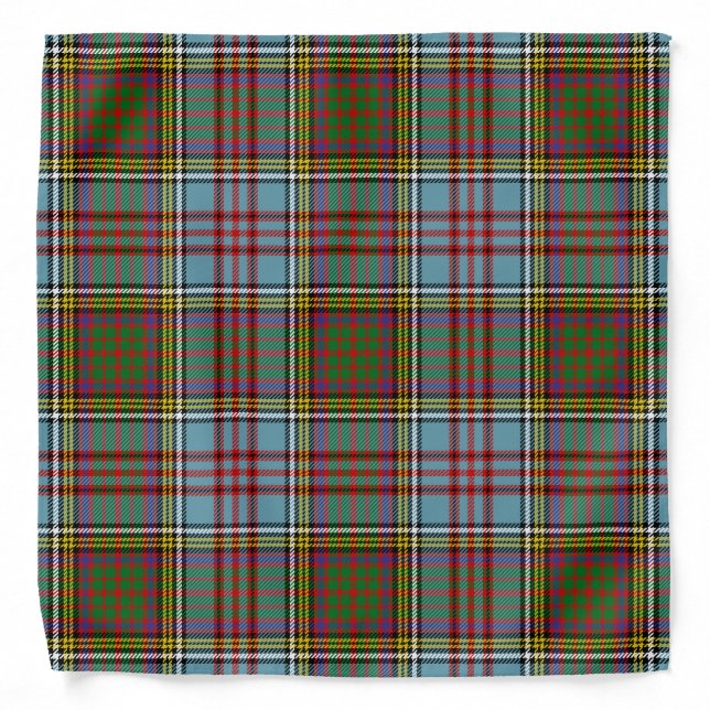 Scottish Clan Anderson Tartan Plaid Bandana (Front)