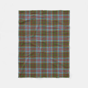 Scottish Clan Anderson Tartan Plaid Fleece Blanket