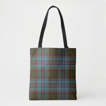 Scottish Clan Anderson Tartan Plaid Tote Bag by OldScottishMountain at Zazzle