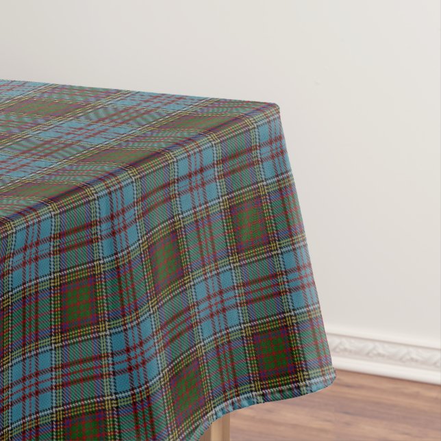 Scottish Clan Anderson Tartan Tablecloth (In Situ)