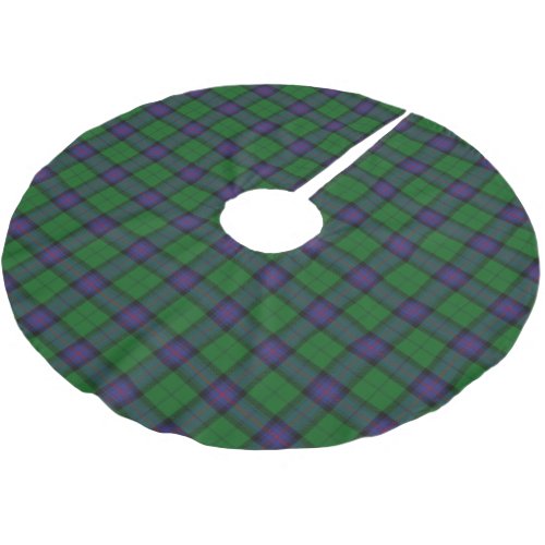 Scottish Clan Armstrong Tartan Brushed Polyester Tree Skirt