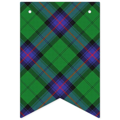 Scottish Clan Armstrong Tartan Bunting Flags Zazzle