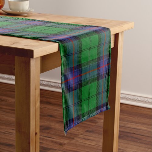 Scottish Clan Armstrong Tartan Plaid Long Table Runner