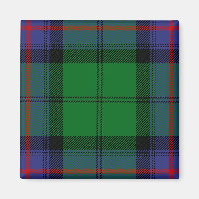 Scottish Clan Armstrong Tartan Plaid Magnet (Front)