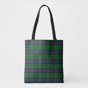 Scottish Clan Armstrong Tartan Plaid Tote Bag
