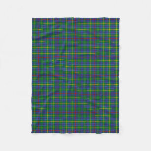 Scottish Clan Bailey Tartan Plaid Fleece Blanket