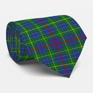 Scottish Clan Bailey Tartan Plaid Neck Tie