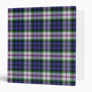 Scottish Clan Baird Dress Tartan Plaid 3 Ring Binder