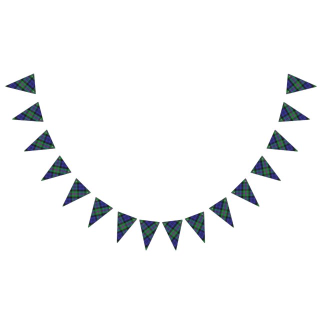 Scottish Clan Baird Tartan Bunting Flags (All)