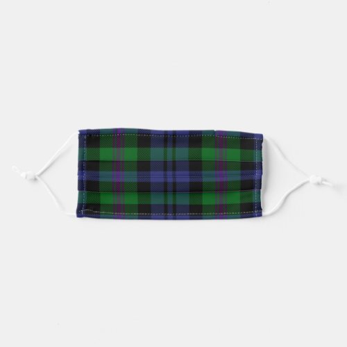 Scottish Clan Baird Tartan Plaid Adult Cloth Face Mask