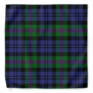 Scottish Clan Baird Tartan Plaid Bandana