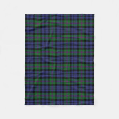 Scottish Clan Baird Tartan Plaid Fleece Blanket