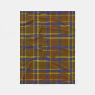 Scottish Clan Balfour Tartan Plaid Fleece Blanket