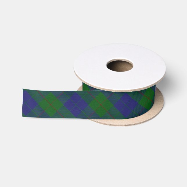 Scottish Clan Barclay Classic Hunting Tartan Satin Ribbon (Spool)