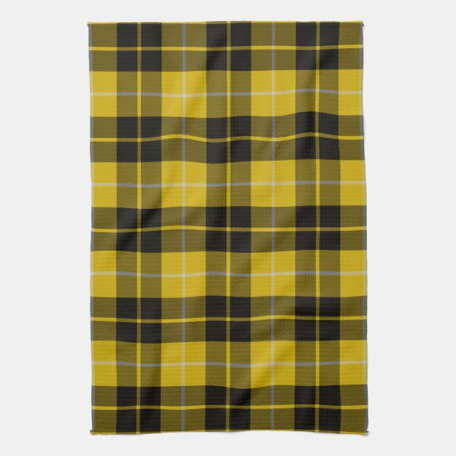 Scottish Clan Barclay Dress Tartan Plaid Kitchen Towel (Vertical)