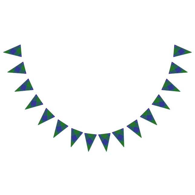 Scottish Clan Barclay Hunting Tartan Bunting Flags (All)