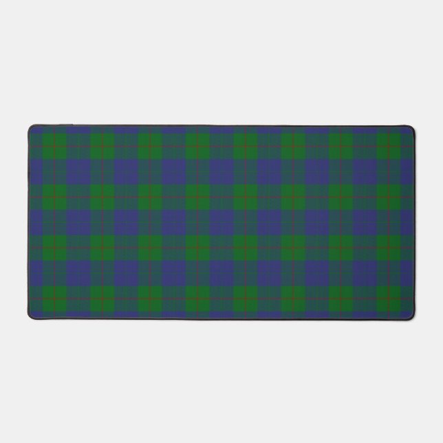 Scottish Clan Barclay Hunting Tartan Plaid Desk Mat (Front)