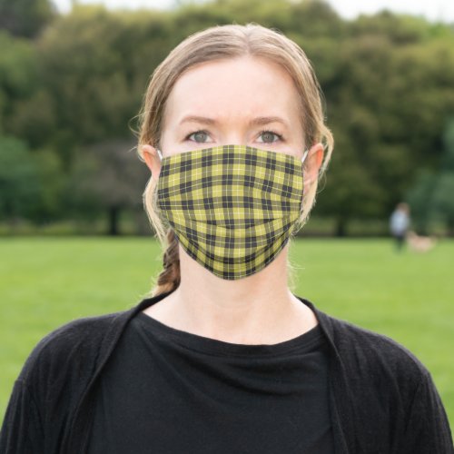 Scottish Clan Barclay Tartan Plaid Adult Cloth Fac Adult Cloth Face Mask