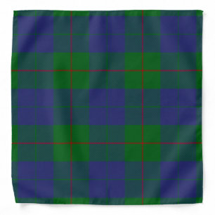 Scottish Clan Barclay Tartan Plaid Bandana