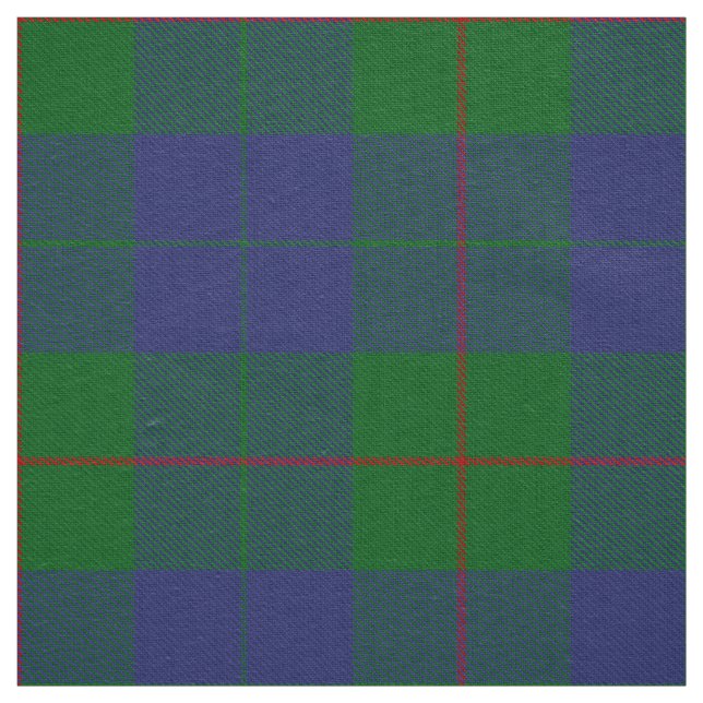 Scottish Clan Barclay Tartan Plaid Fabric (Swatch)
