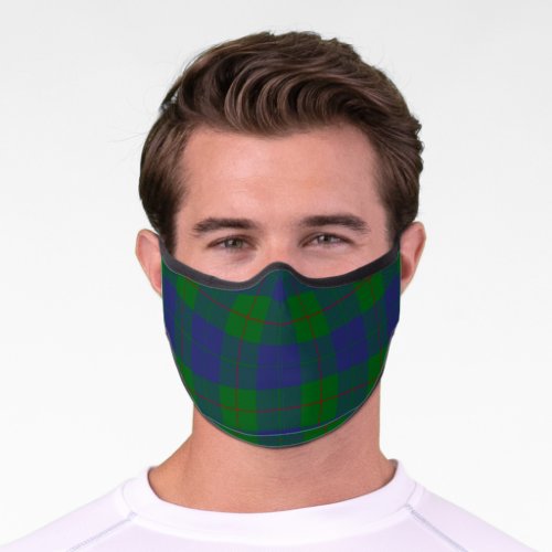 Scottish Clan Barclay Tartan Plaid Premium Face Mask