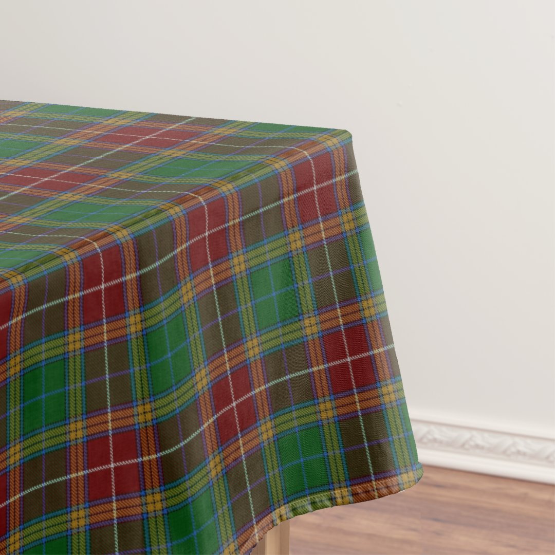 Scottish Clan Baxter Tartan Tablecloth | Zazzle