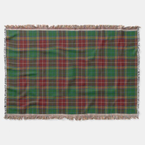 Scottish Clan Baxter Tartan Throw Blanket