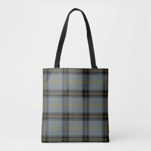 Scottish Clan Bell of the Borders Tartan Plaid Tote Bag