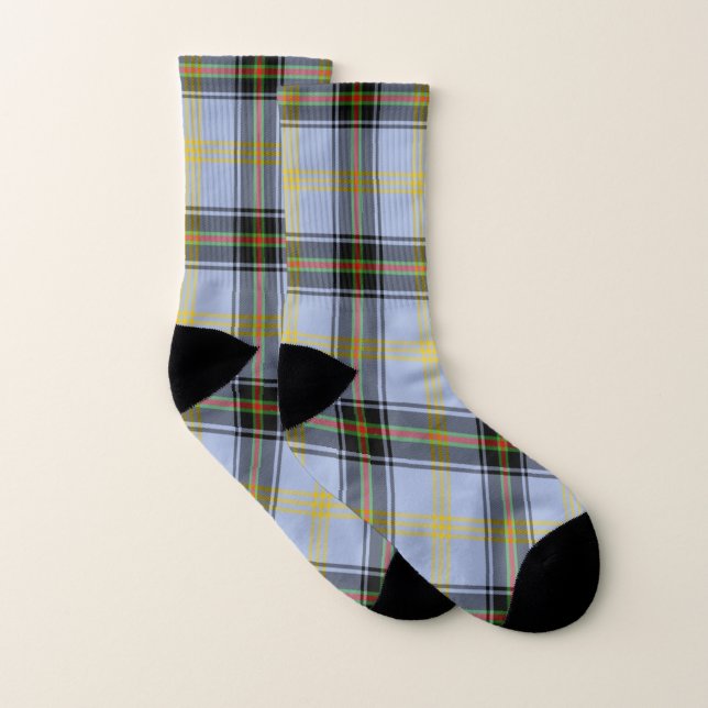 Scottish Clan Bell of the Borders Tartan Socks (Pair)