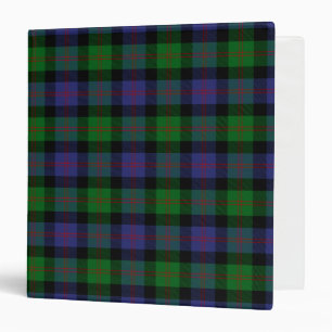 Scottish Clan Blair Tartan Plaid 3 Ring Binder
