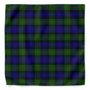Scottish Clan Bonner Tartan Plaid Bandana