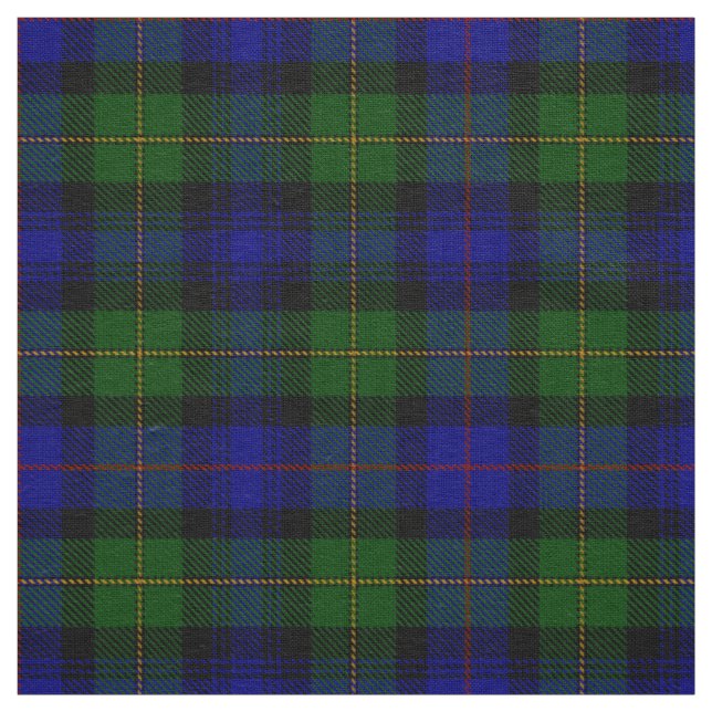 Scottish Clan Bonner Tartan Plaid Fabric (Swatch)