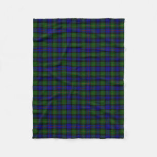 Scottish Clan Bonner Tartan Plaid Fleece Blanket