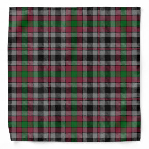 Scottish Clan Borthwick Tartan Plaid Bandana