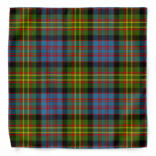 Scottish Clan Bowie Tartan Plaid Bandana