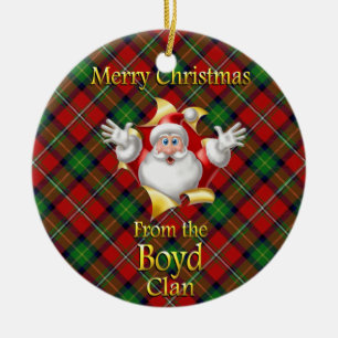 Scottish Clan Boyd Christmas Ornament