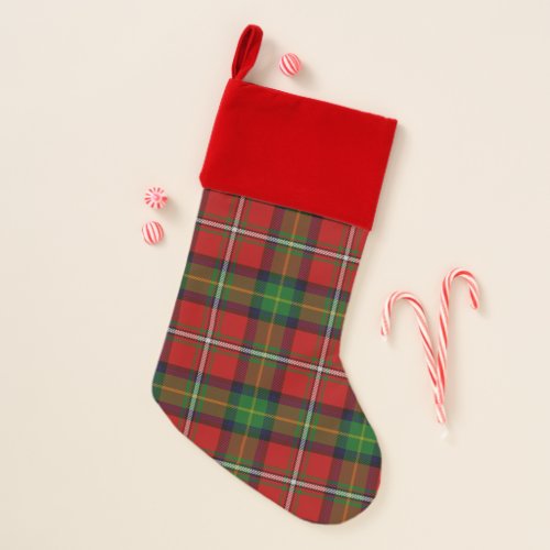 Scottish Clan Boyd Tartan Plaid Christmas Stocking