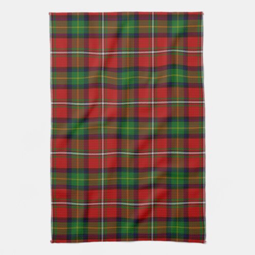 Scottish Clan Boyd Tartan Plaid Kitchen Towel