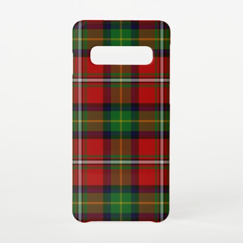 Scottish Clan Boyd Tartan Plaid Samsung Galaxy S10 Case