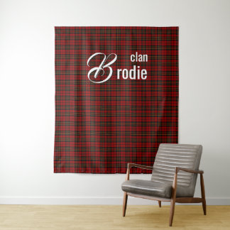 Scottish Clan Brodie Wall Tapestry