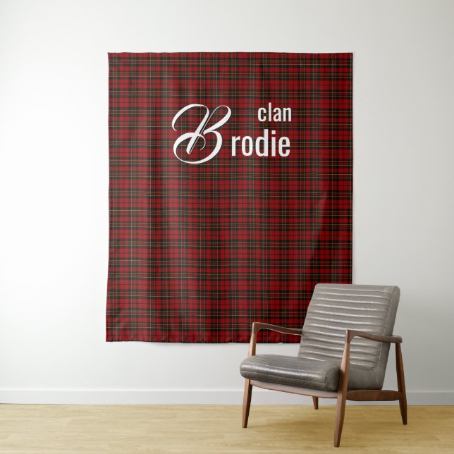 Scottish Clan Brodie Wall Tapestry (In Situ)