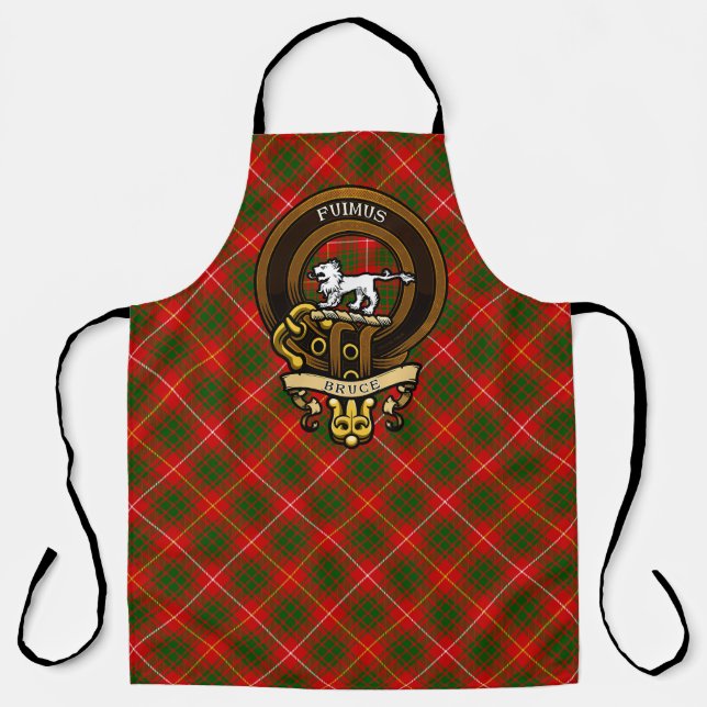 Scottish Clan Bruce Badge and Crest | Coat of Arms Apron (Front)