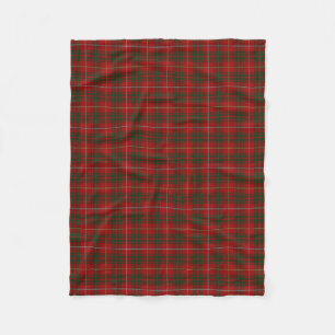 Scottish Clan Bruce Classic Tartan Fleece Blanket